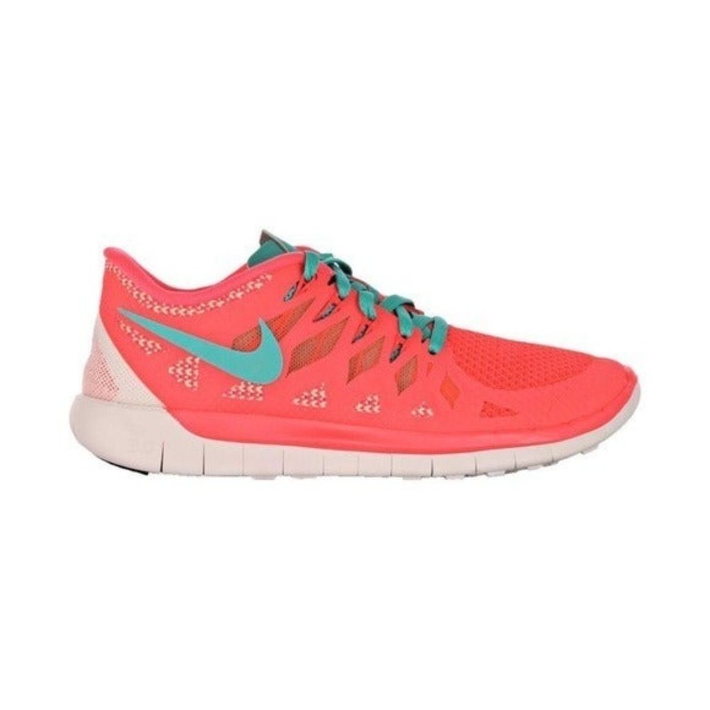 Nike Free 5.0 running shoes coral pink size 10